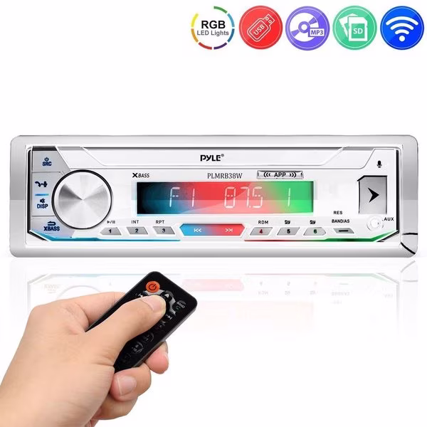 1-Din Car Multimedia Player, PLMRB39W, Pyle, Mfr#: PLMRB39W